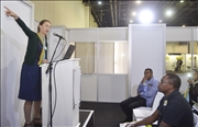 Ms Norah Hanke, EWSETA presents Getting to know your SETA during parallel Session 4 at the Sterkfontein Dam Conference